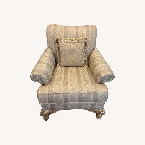 Used Natural Fabric Accent Chair for sale on AptDeco