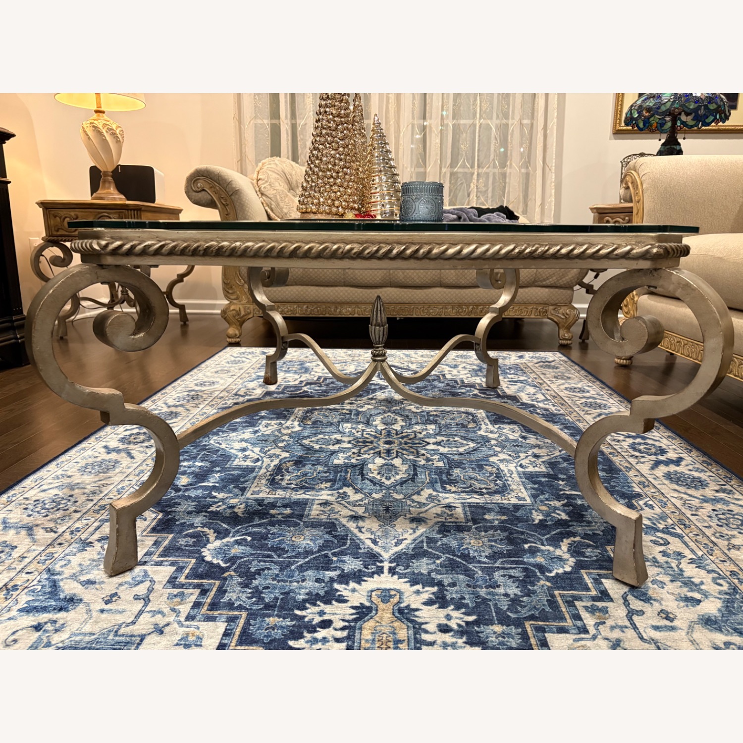 Natural Glass Coffee Table - image-3