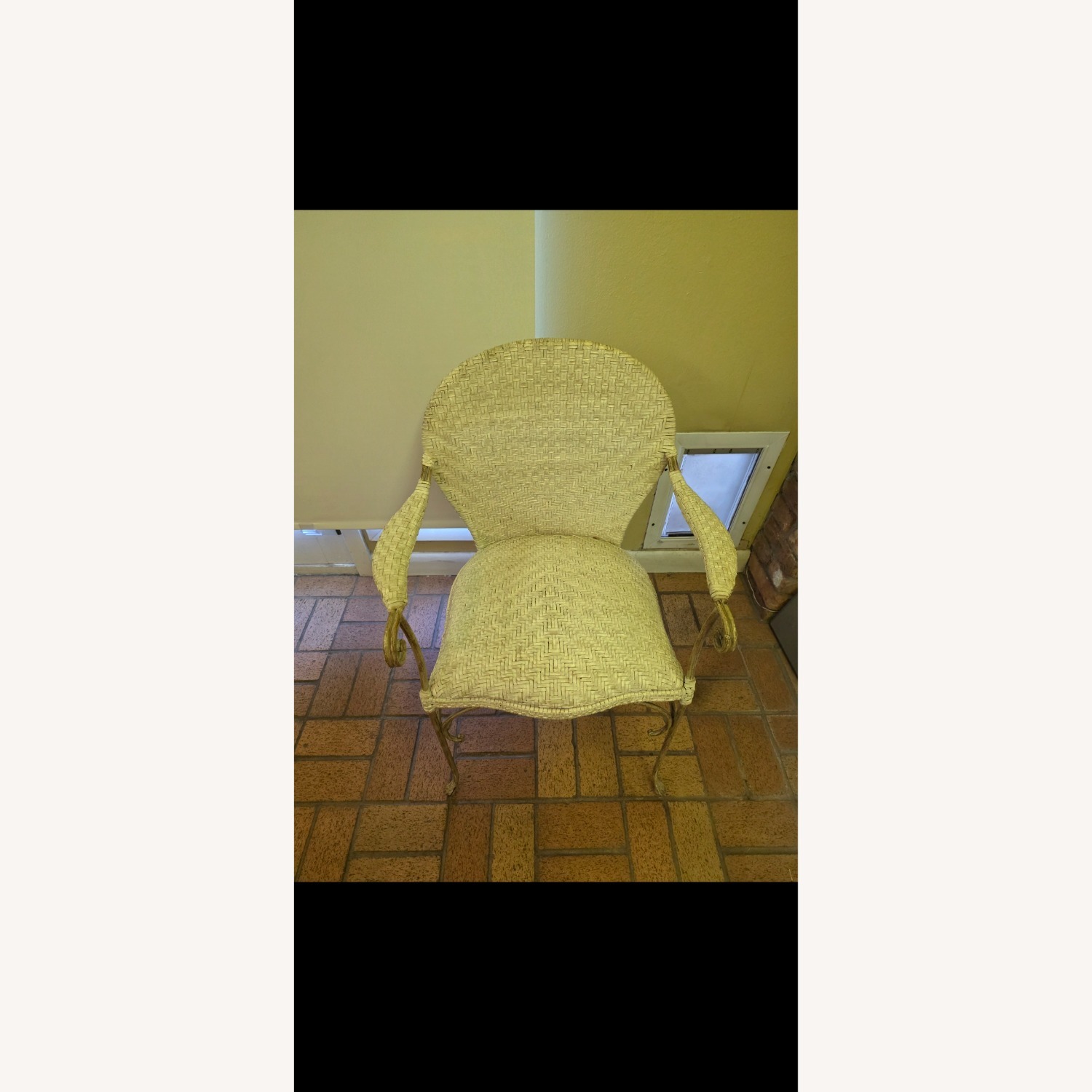 The Platt Collections White Leather Armchair - image-1