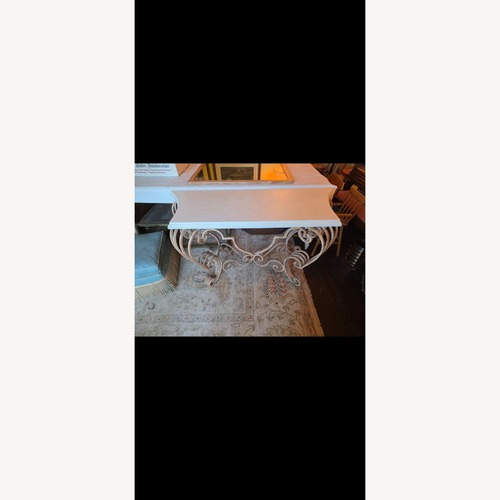 Used The Platt Collections White Wood Coffee Table for sale on AptDeco