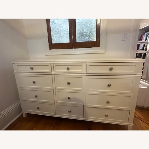Used Pottery Barn Clara 12-Drawer Dresser (63") for sale on AptDeco