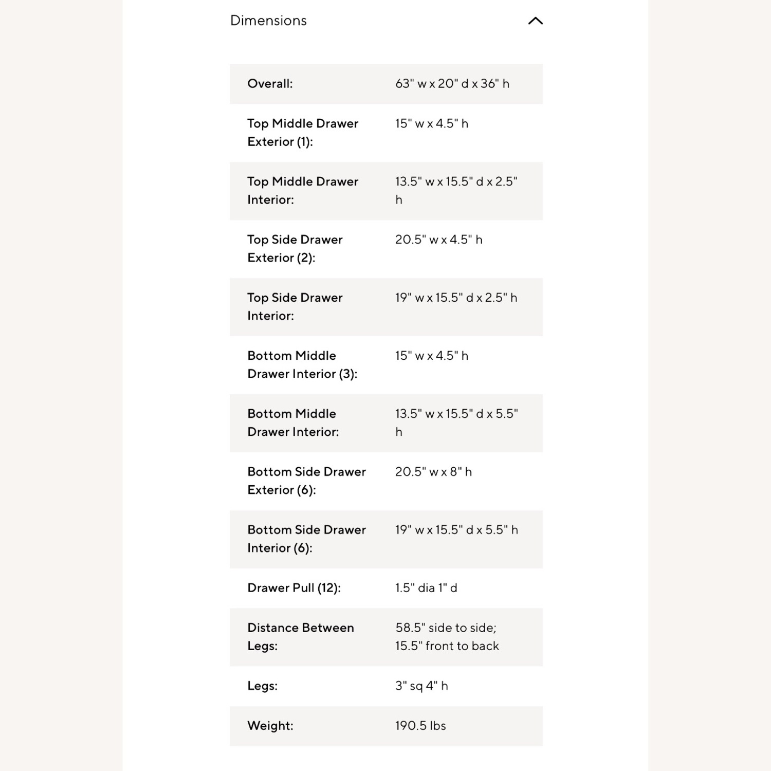 Pottery Barn Clara 12-Drawer Dresser (63") - image-14