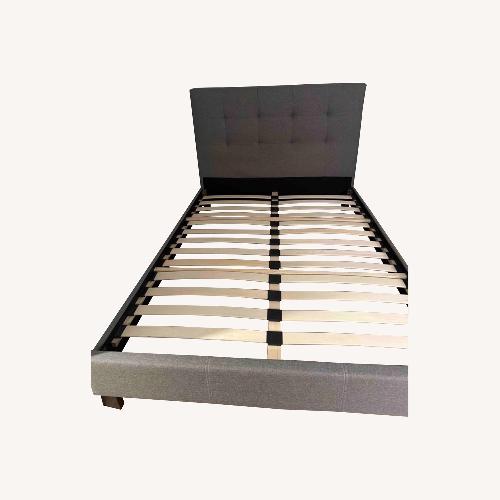 Used Light Gray Fabric Full Bed for sale on AptDeco