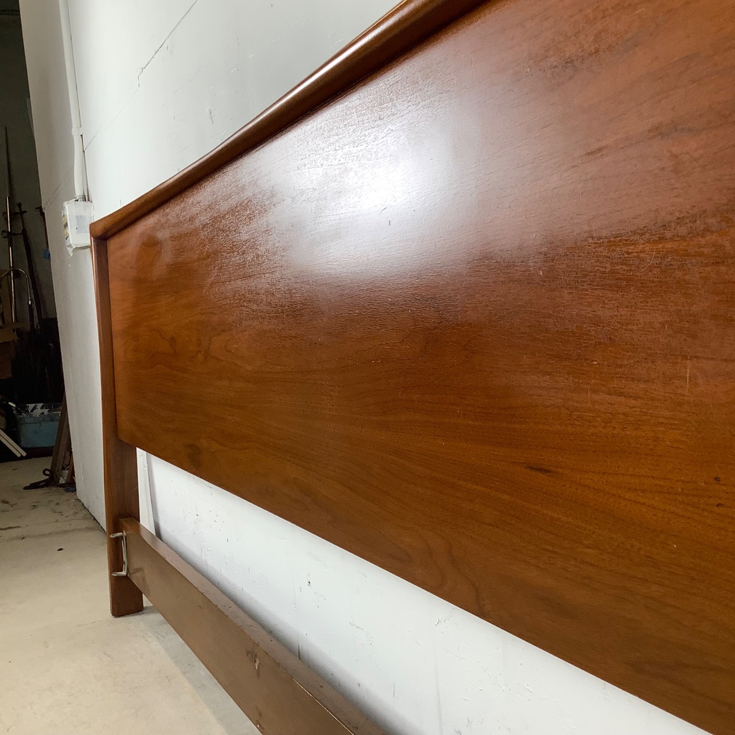 Mid-Century Walnut King Headboard - image-12