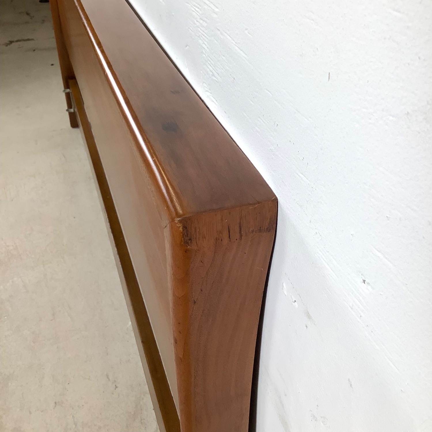 Mid-Century Walnut King Headboard - image-9