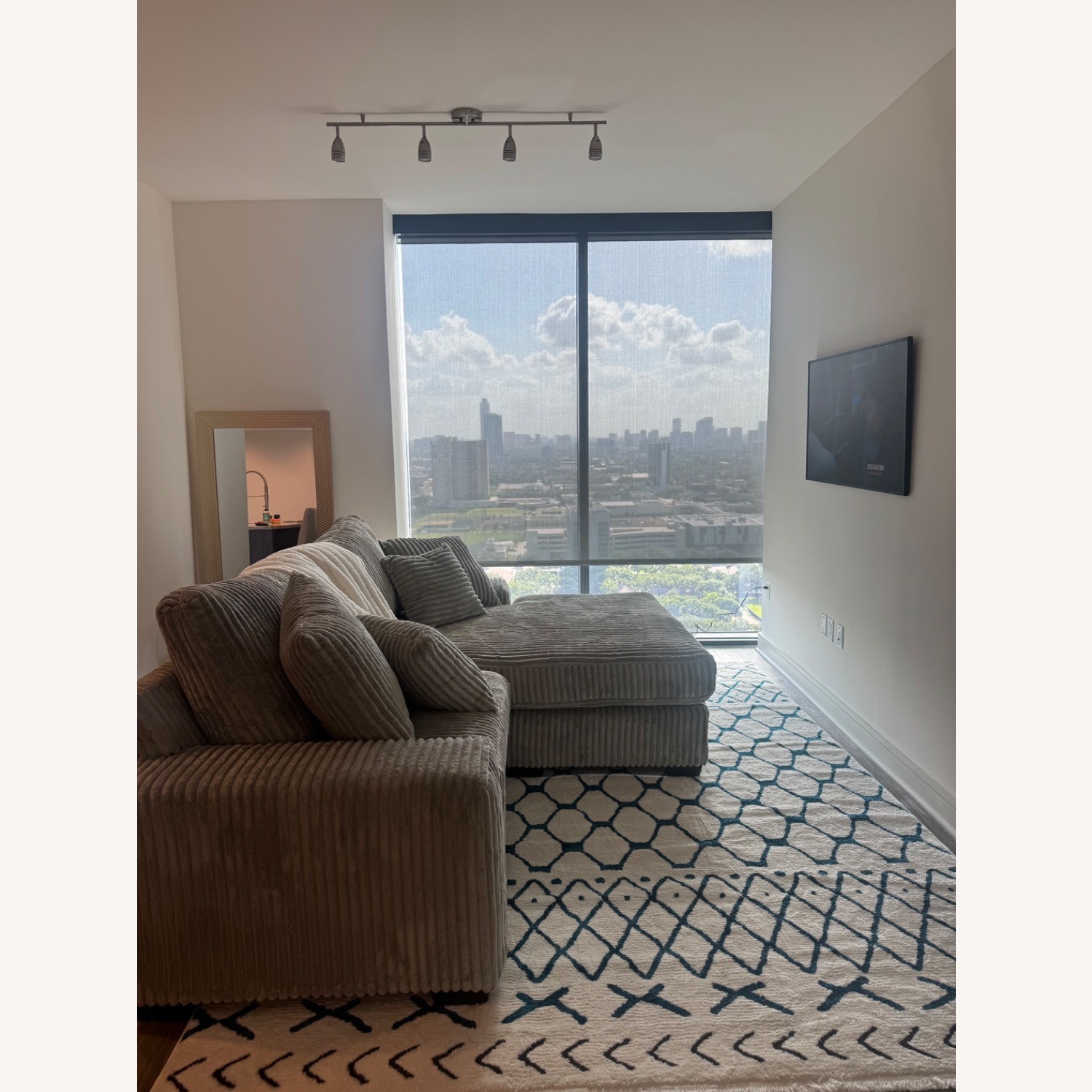 Light Gray 2 Piece Sectional - image-3