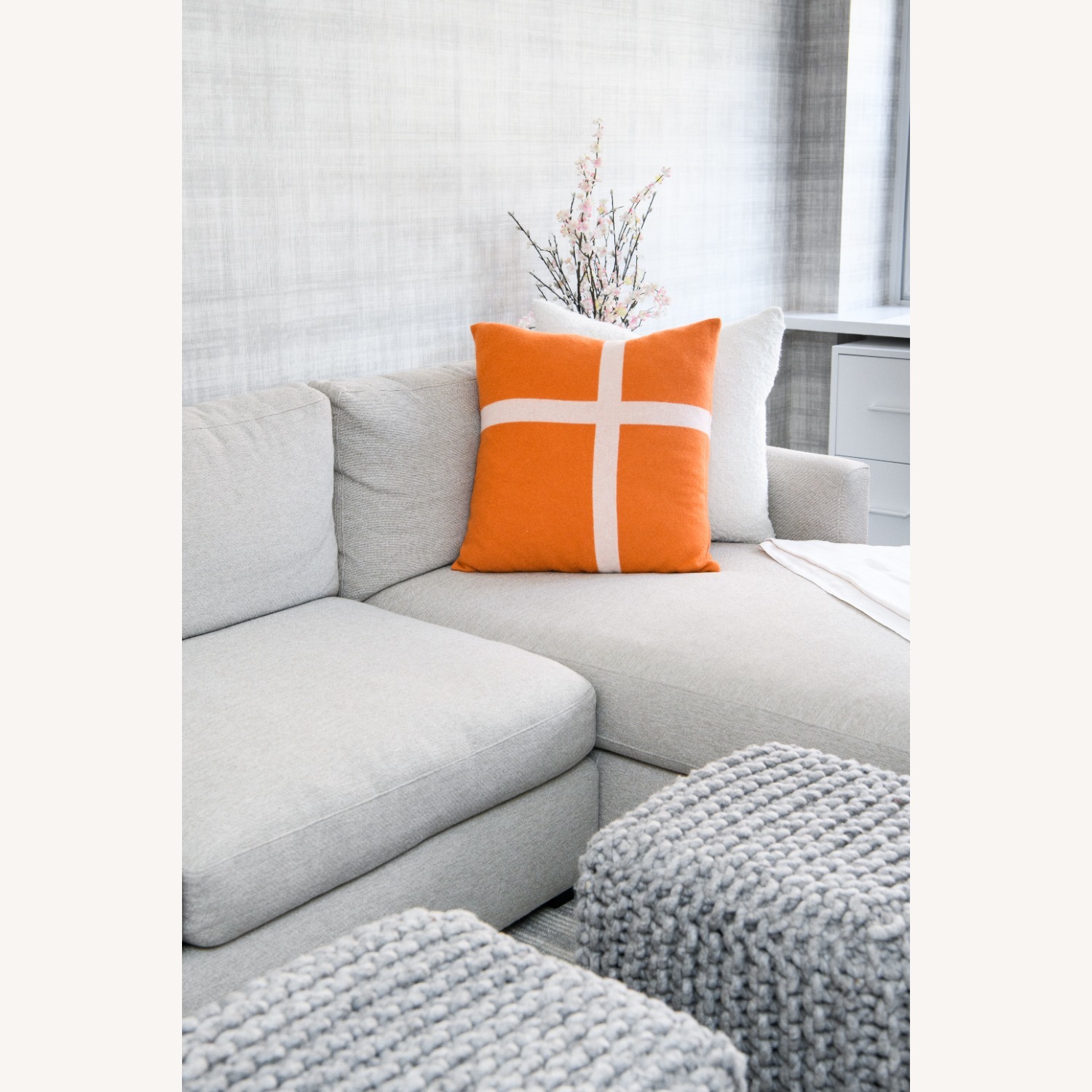 Room & Board Max Oatmeal Sectional With Chaise - image-2