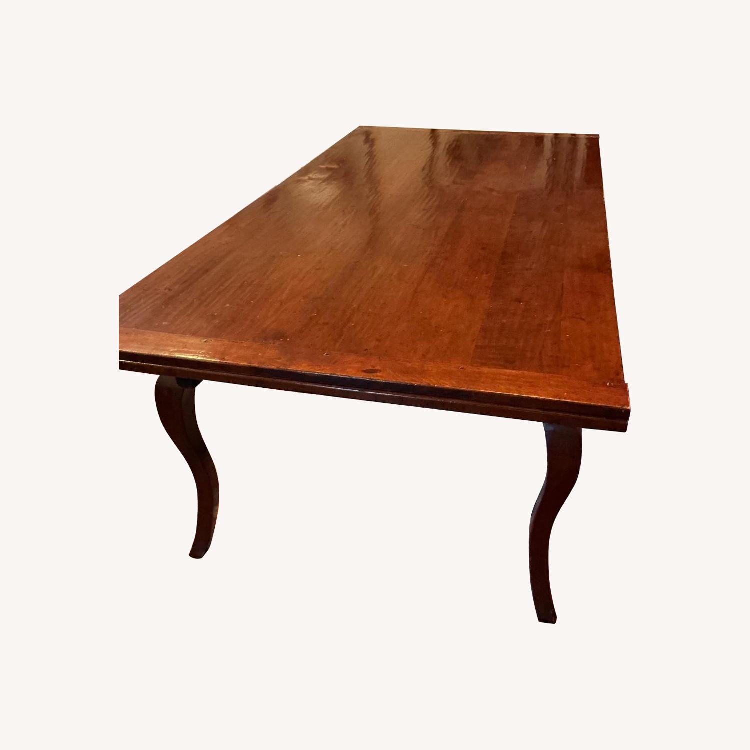 ABC Carpet and Home Handmade Solid Cherry Dining Table (With 2 Leaves) - image-0