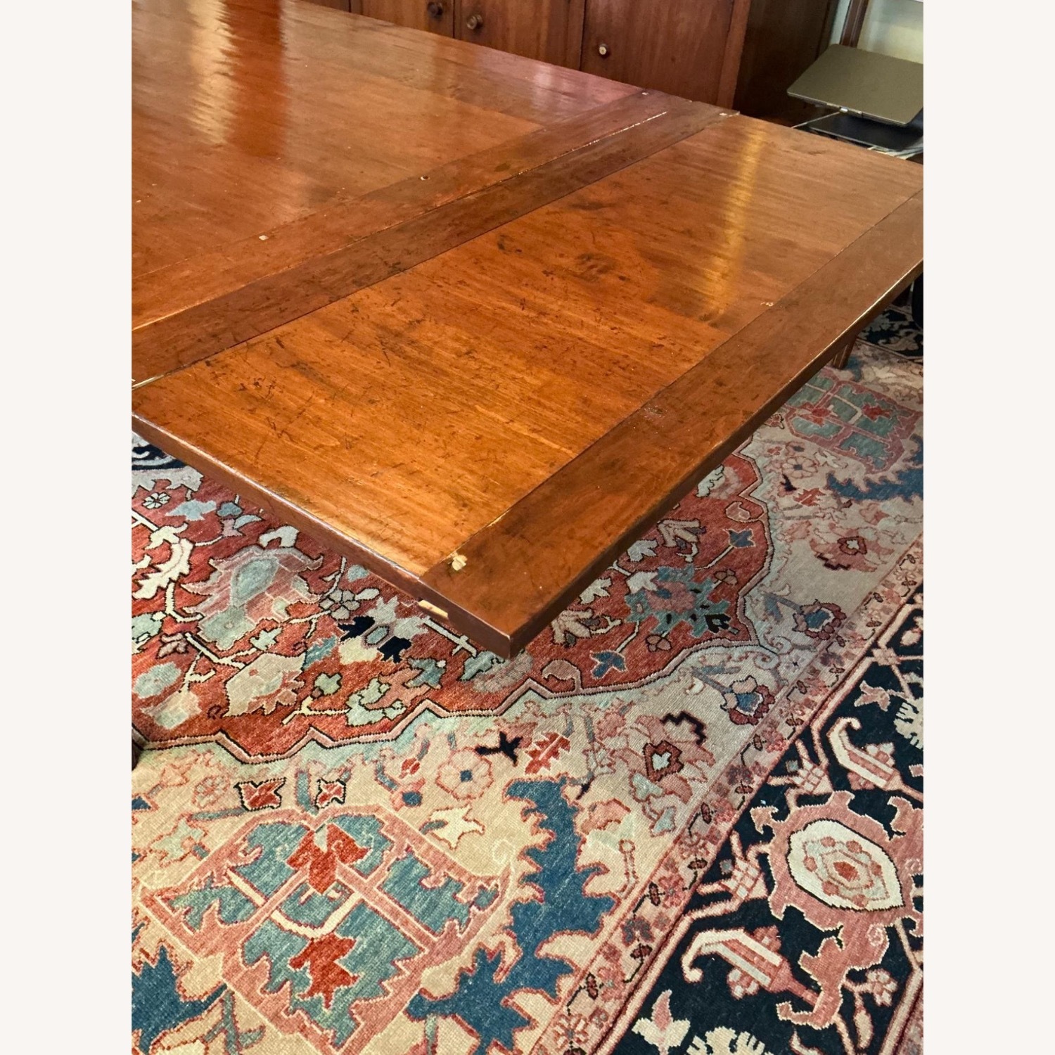 ABC Carpet and Home Handmade Solid Cherry Dining Table (With 2 Leaves) - image-4