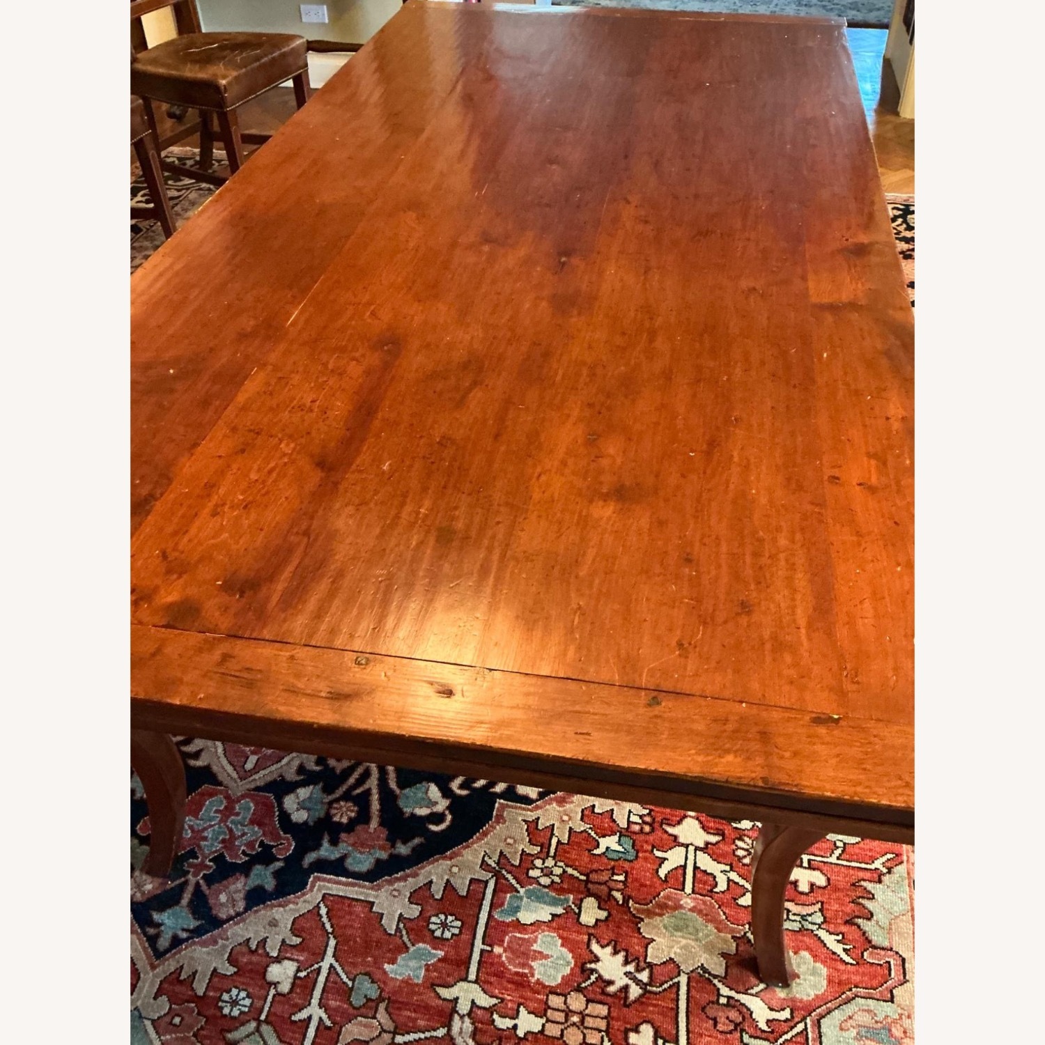 ABC Carpet and Home Handmade Solid Cherry Dining Table (With 2 Leaves) - image-2