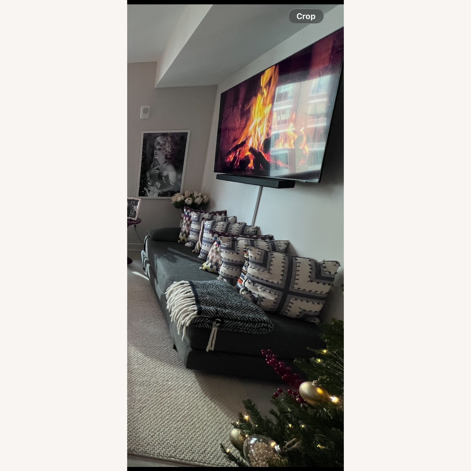 Design Within Reach Dark Gray Fabric Daybed - image-3