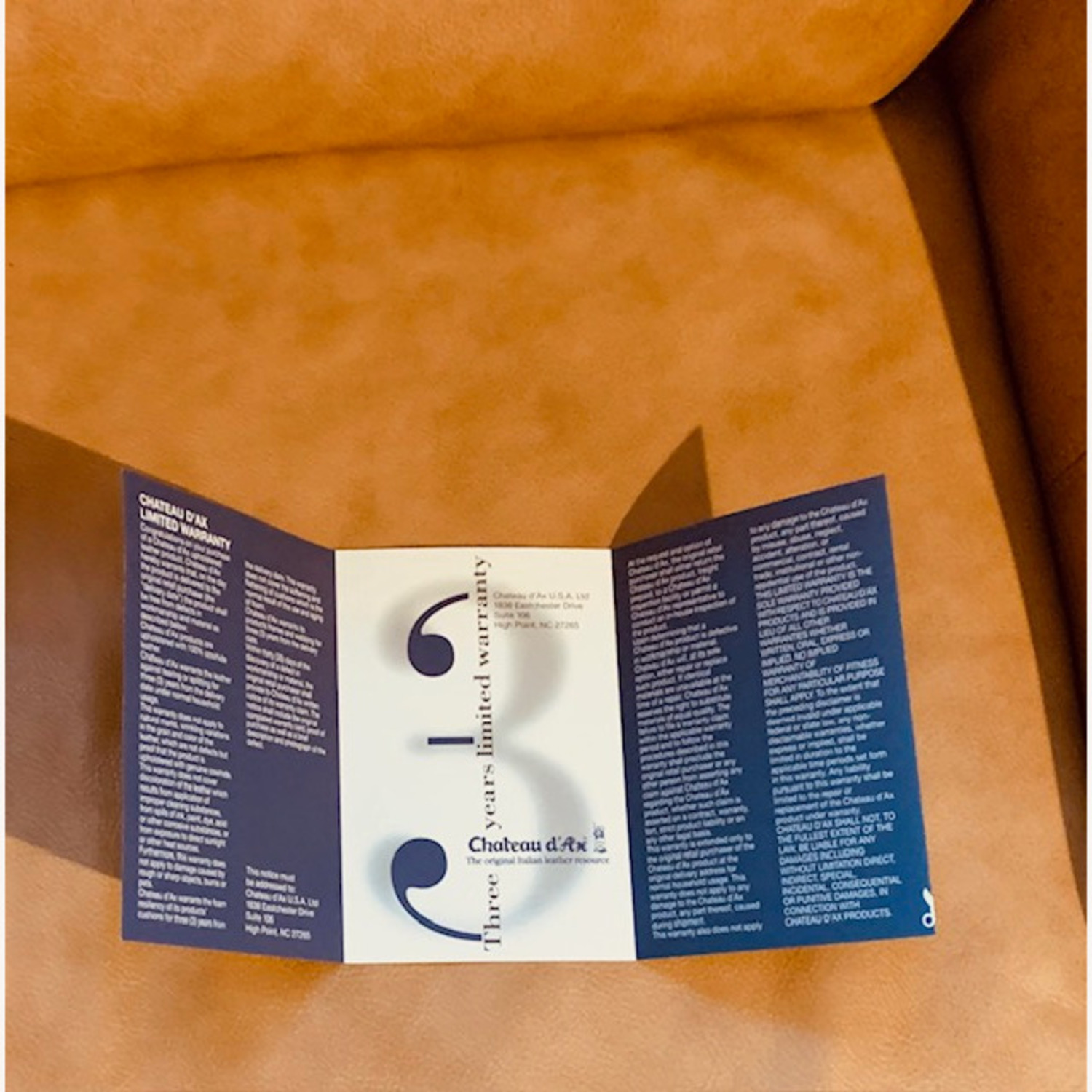 Chateau d' Ax Italian Leather Loveseat 2 Seater - image-8