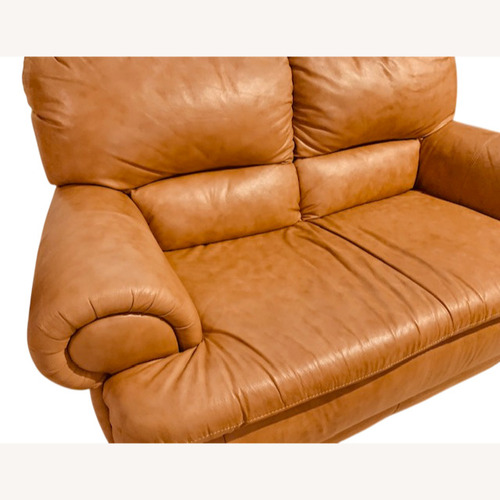 Used Chateau d' Ax Italian Leather Loveseat 2 Seater for sale on AptDeco