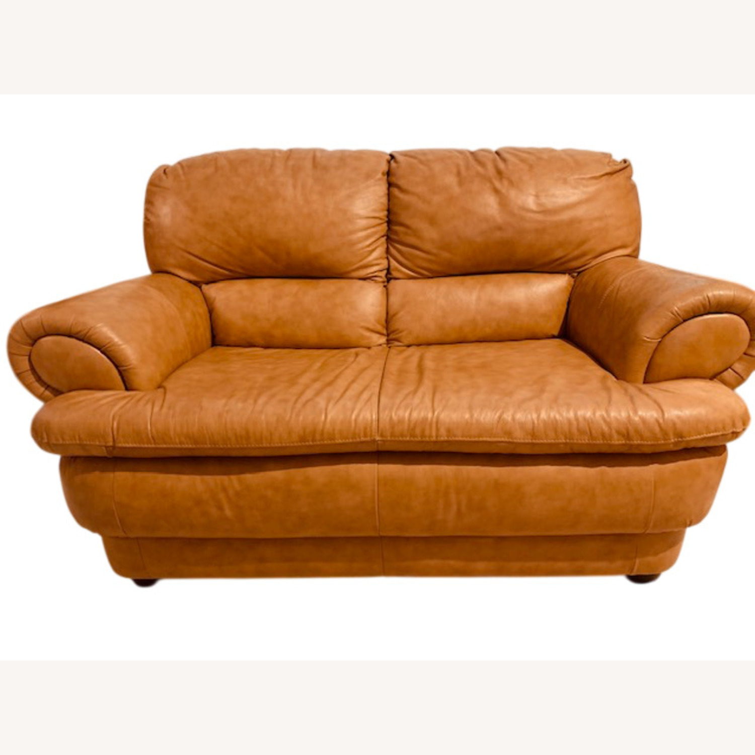 Chateau d' Ax Italian Leather Loveseat 2 Seater - image-0