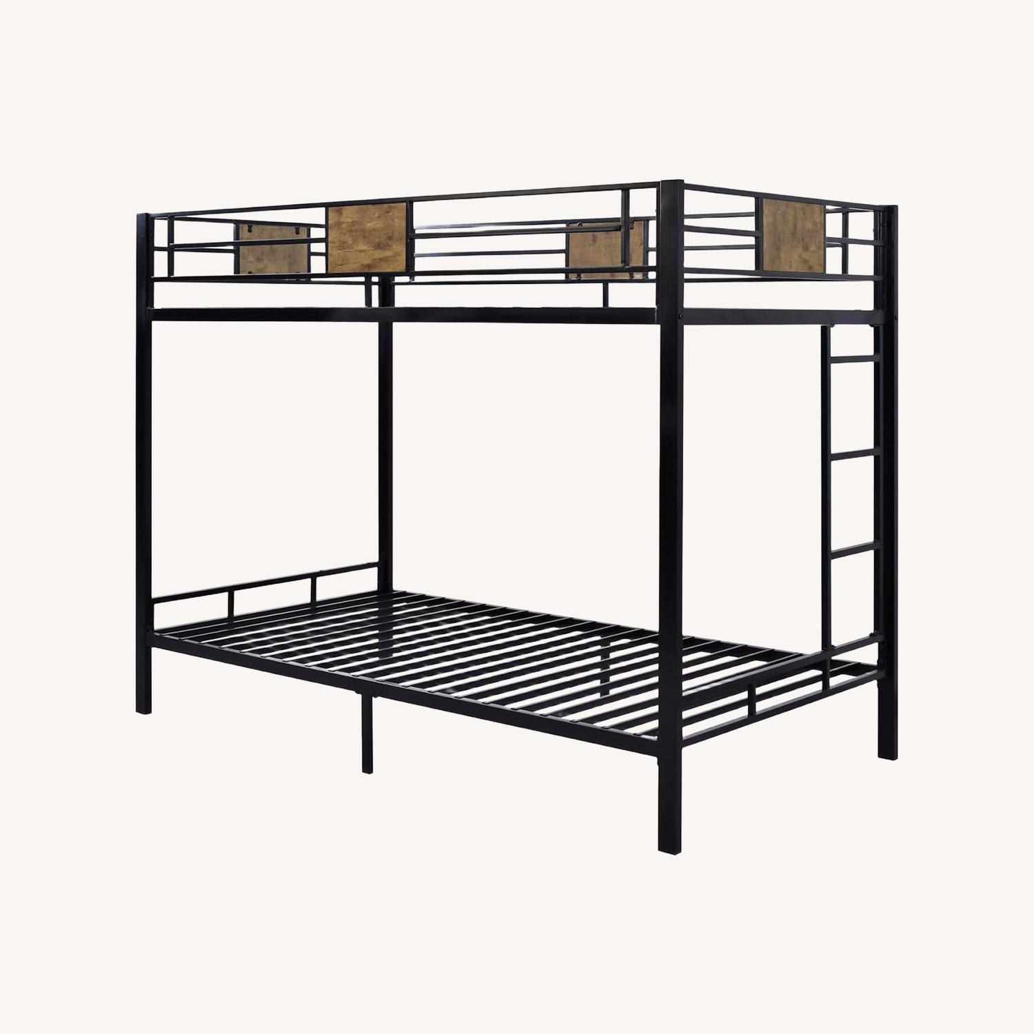Amazon Allewie Black Bunk Bed - image-0