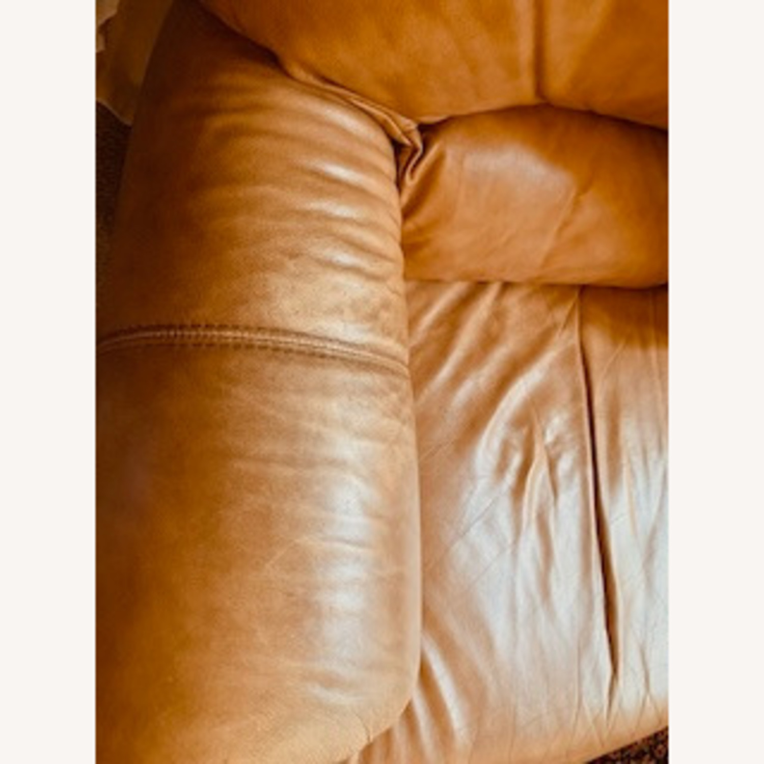 Chateau D'ax Italian Leather 3+ Seater Sofa - image-14