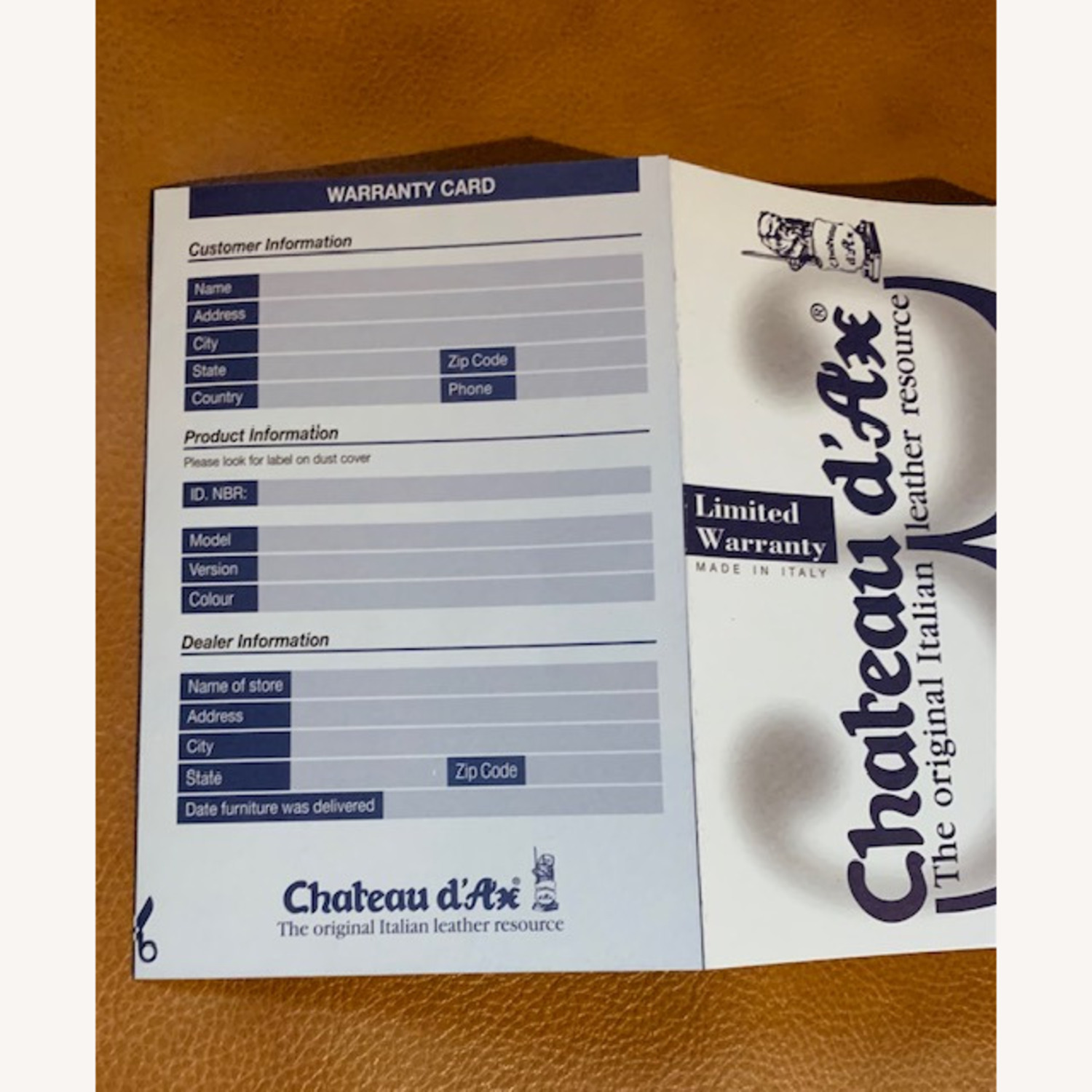 Chateau D'ax Italian Leather 3+ Seater Sofa - image-7