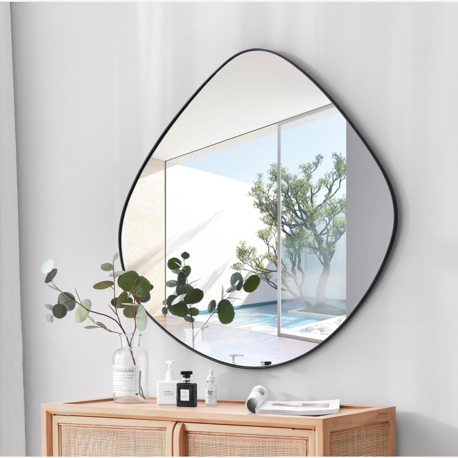Amazon Black Iron Wall Mirror - image-2