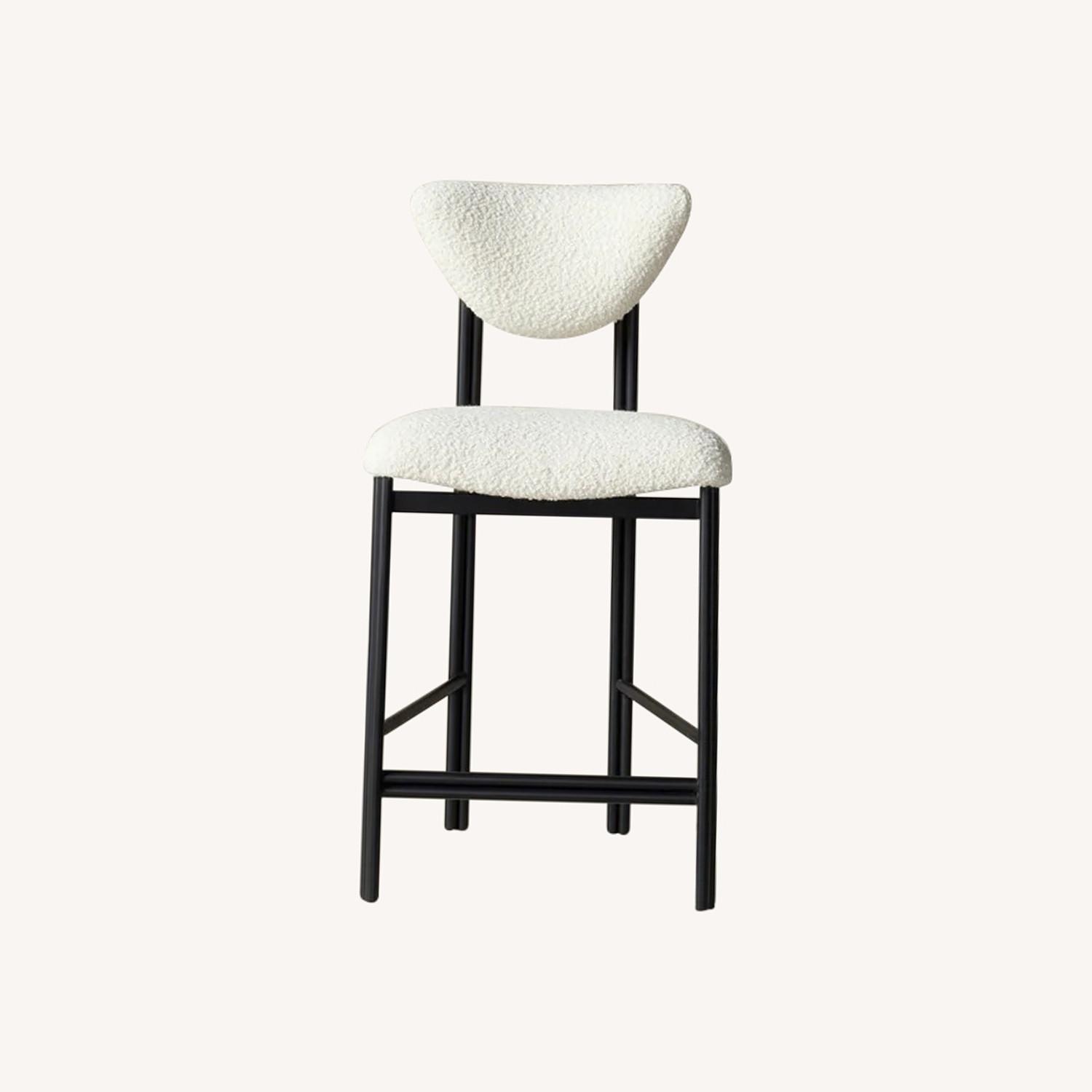 Maiden Home Cooper Light Brown Leather Stools - image-0