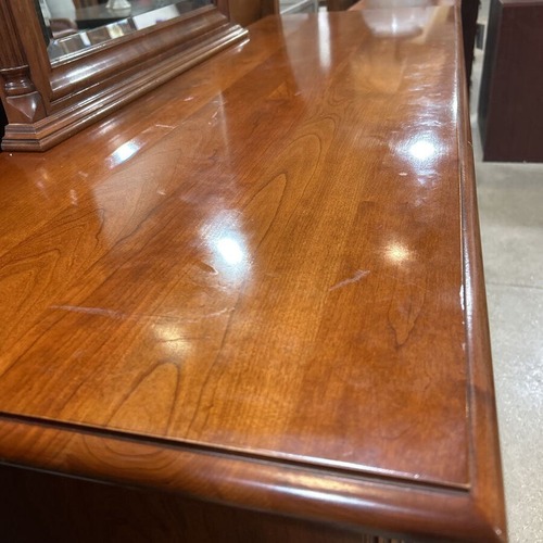 Used Stickley Chippendale 9-Drawer w Mirror Dresser for sale on AptDeco