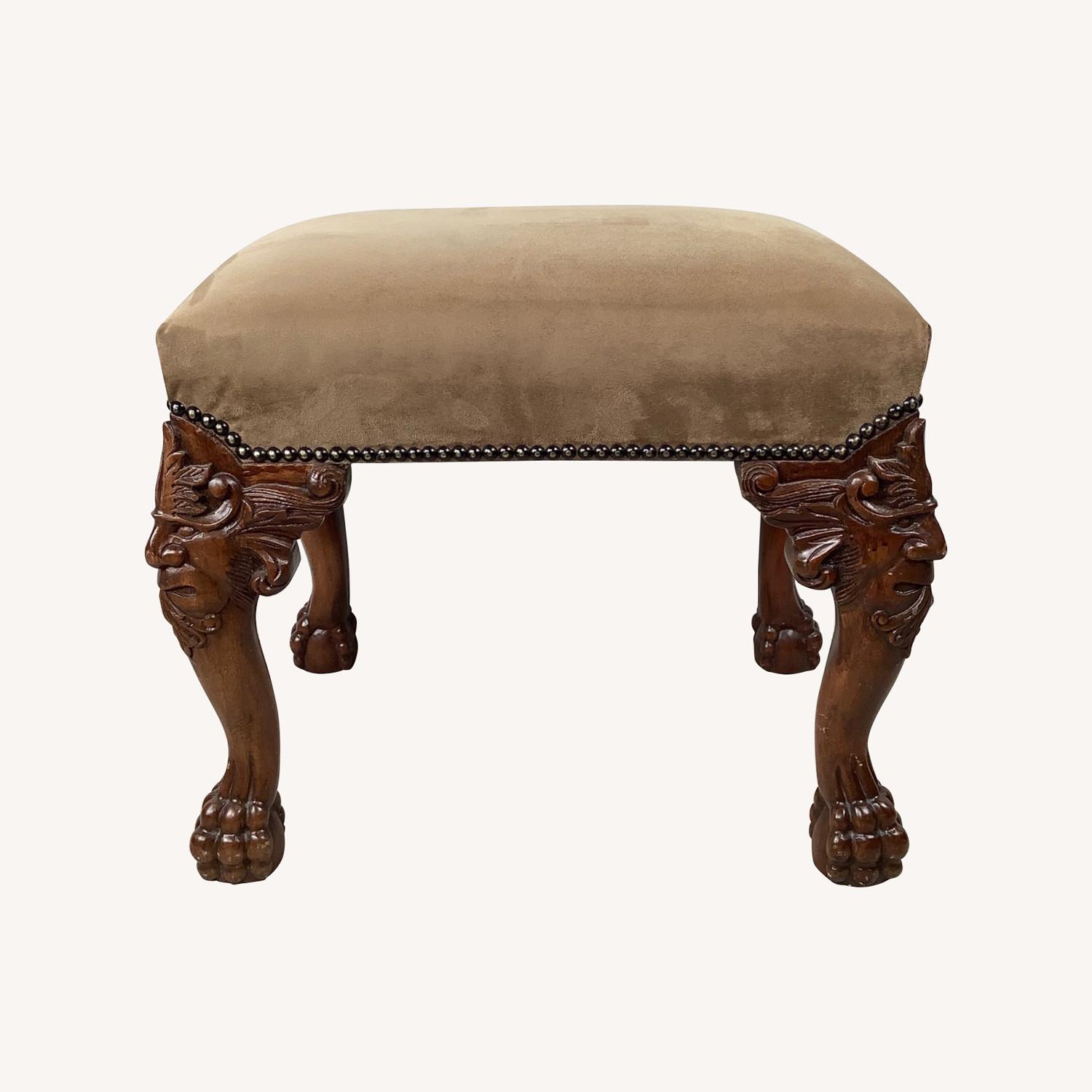 20th Century Gothic Revival Footstool - image-0