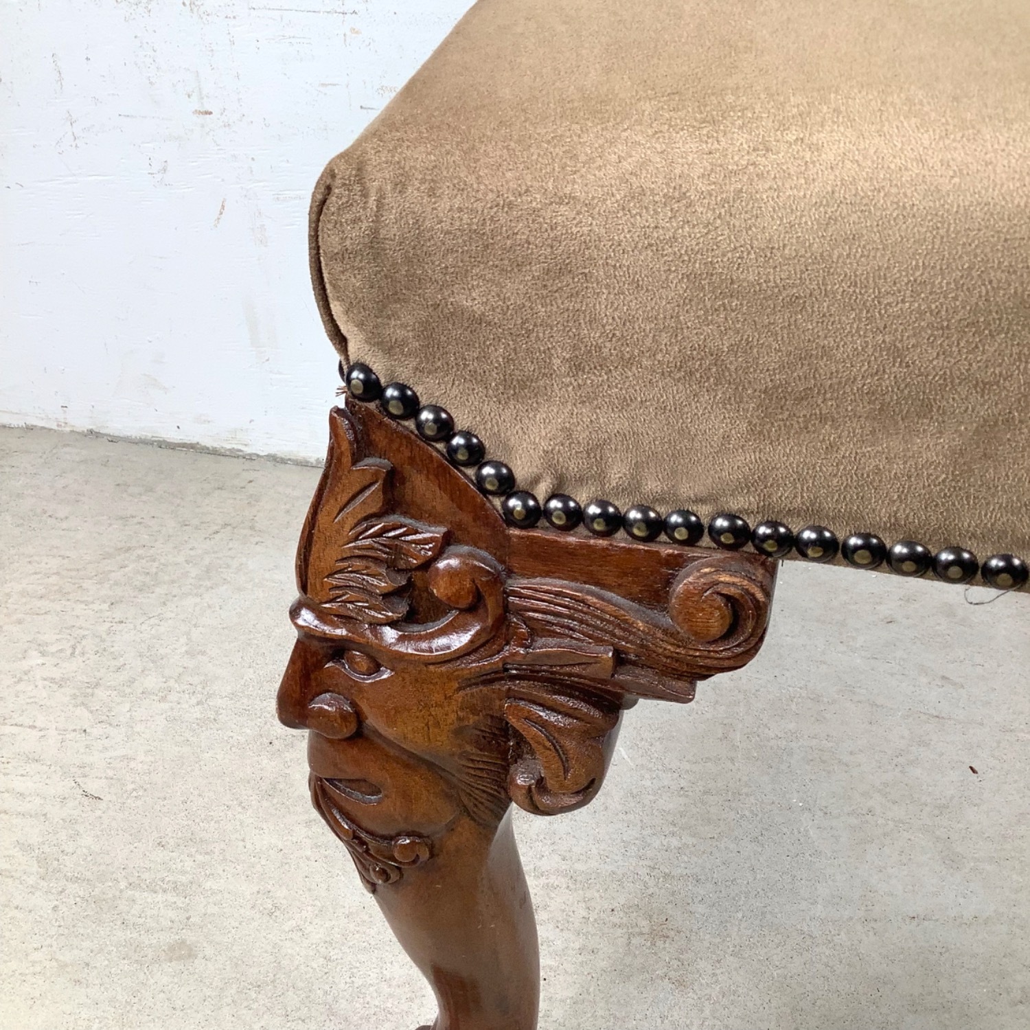 20th Century Gothic Revival Footstool - image-12
