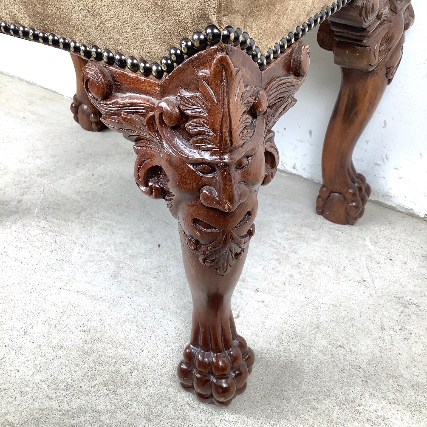 20th Century Gothic Revival Footstool - image-14