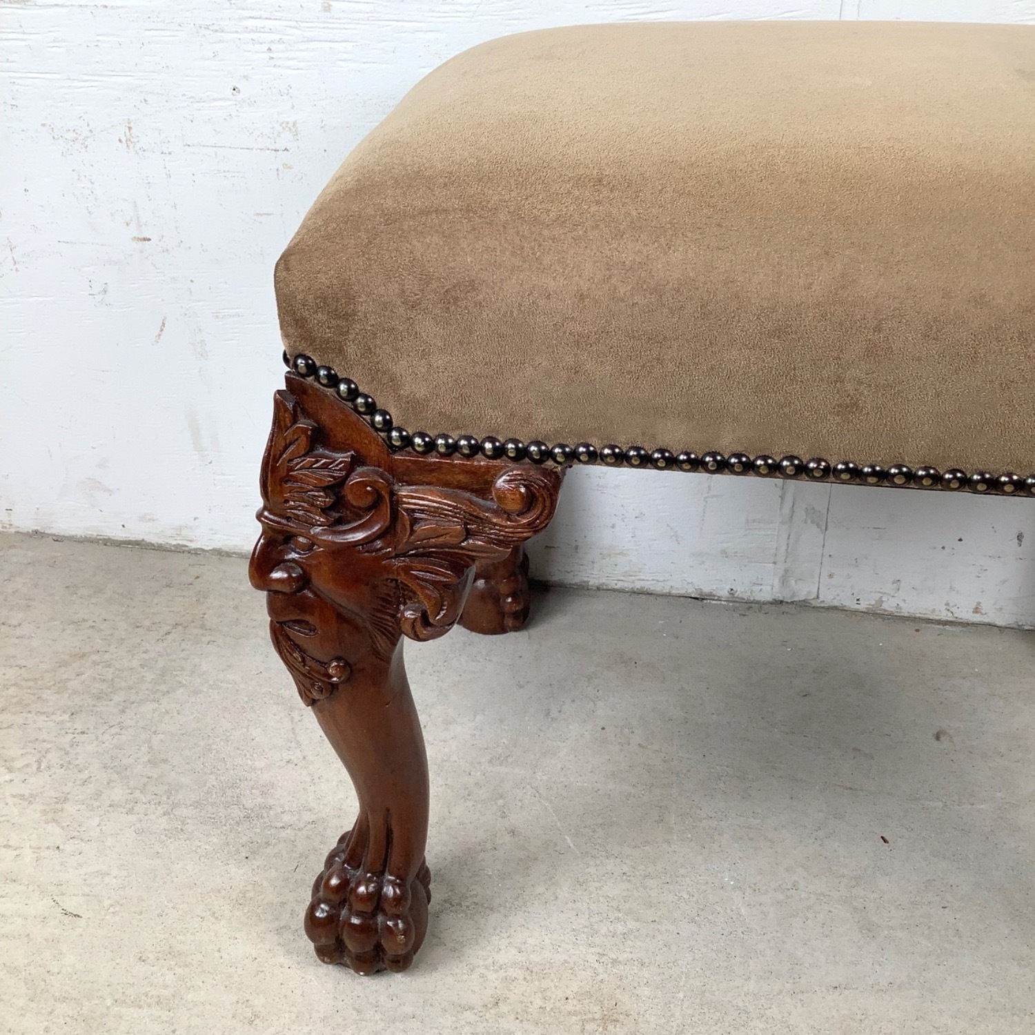 20th Century Gothic Revival Footstool - image-5