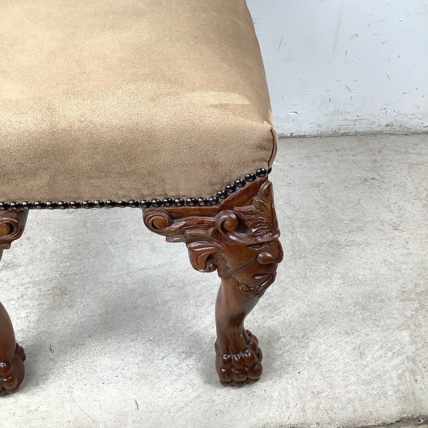 20th Century Gothic Revival Footstool - image-13