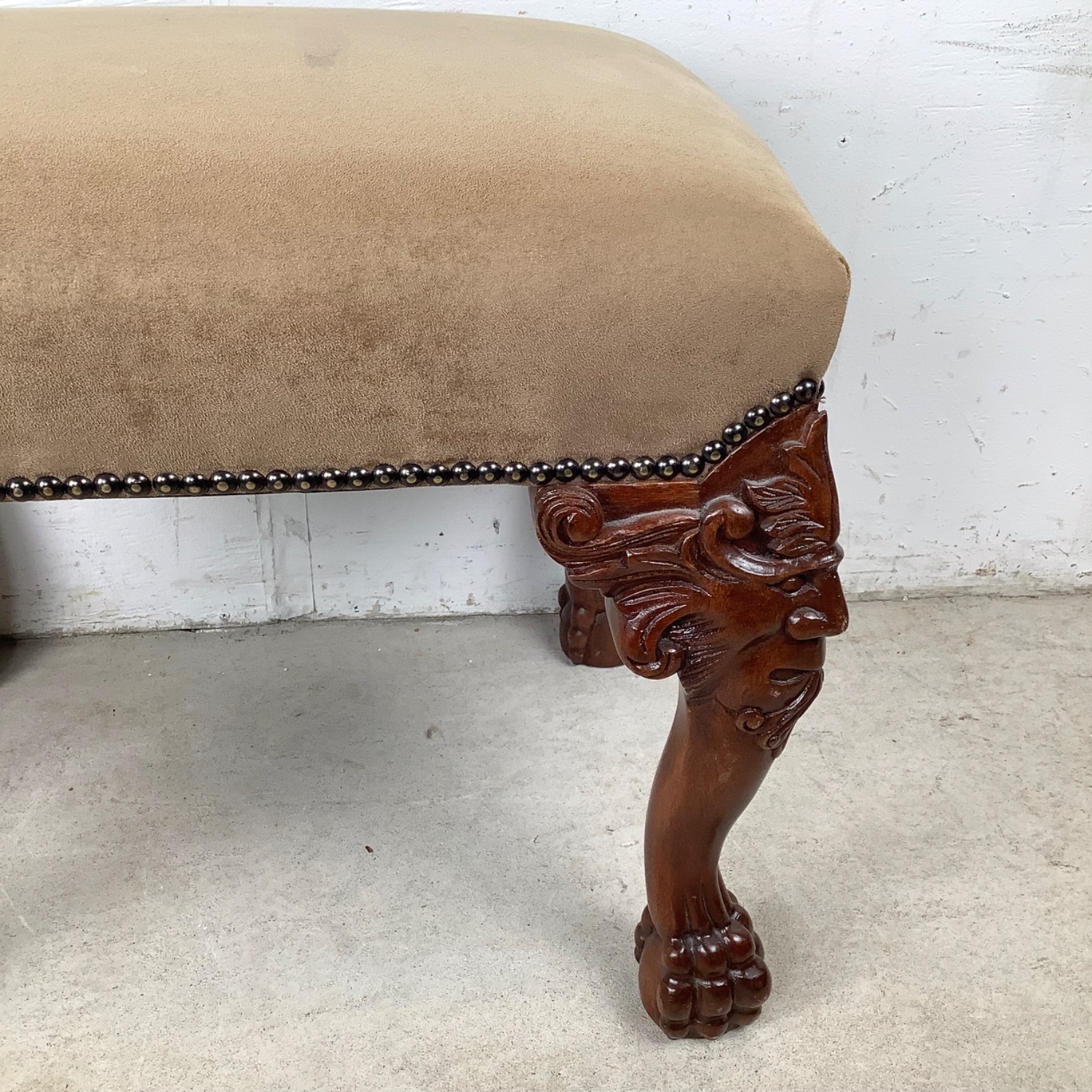 20th Century Gothic Revival Footstool - image-7