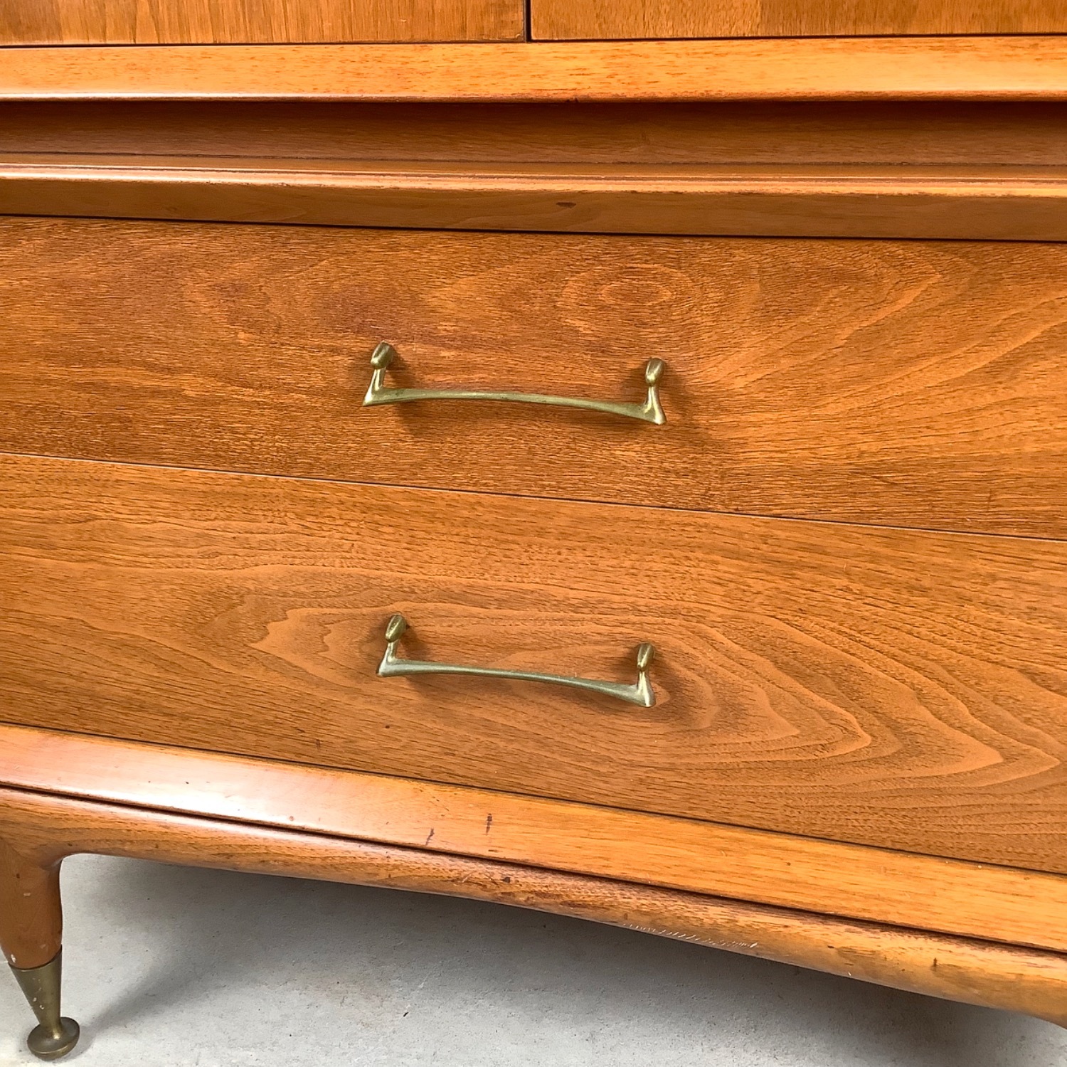 Mid-Century Modern Highboy With Sculptural Front - image-9
