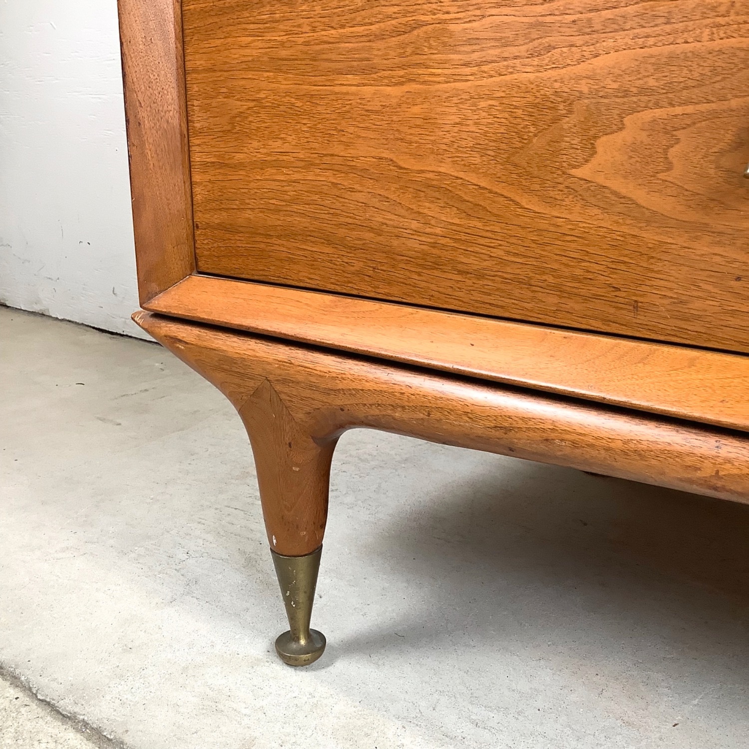 Mid-Century Modern Highboy With Sculptural Front - image-8