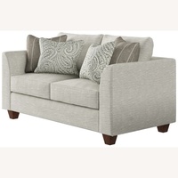 Light Gray Fabric 2 Seater Sofa