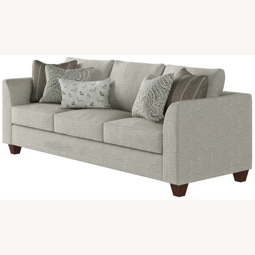 Used Light Gray Fabric 3+ Seater Sofa for sale on AptDeco