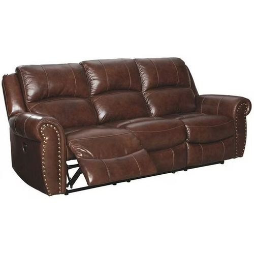 Used Geninue Leather Recliner Sofa for sale on AptDeco
