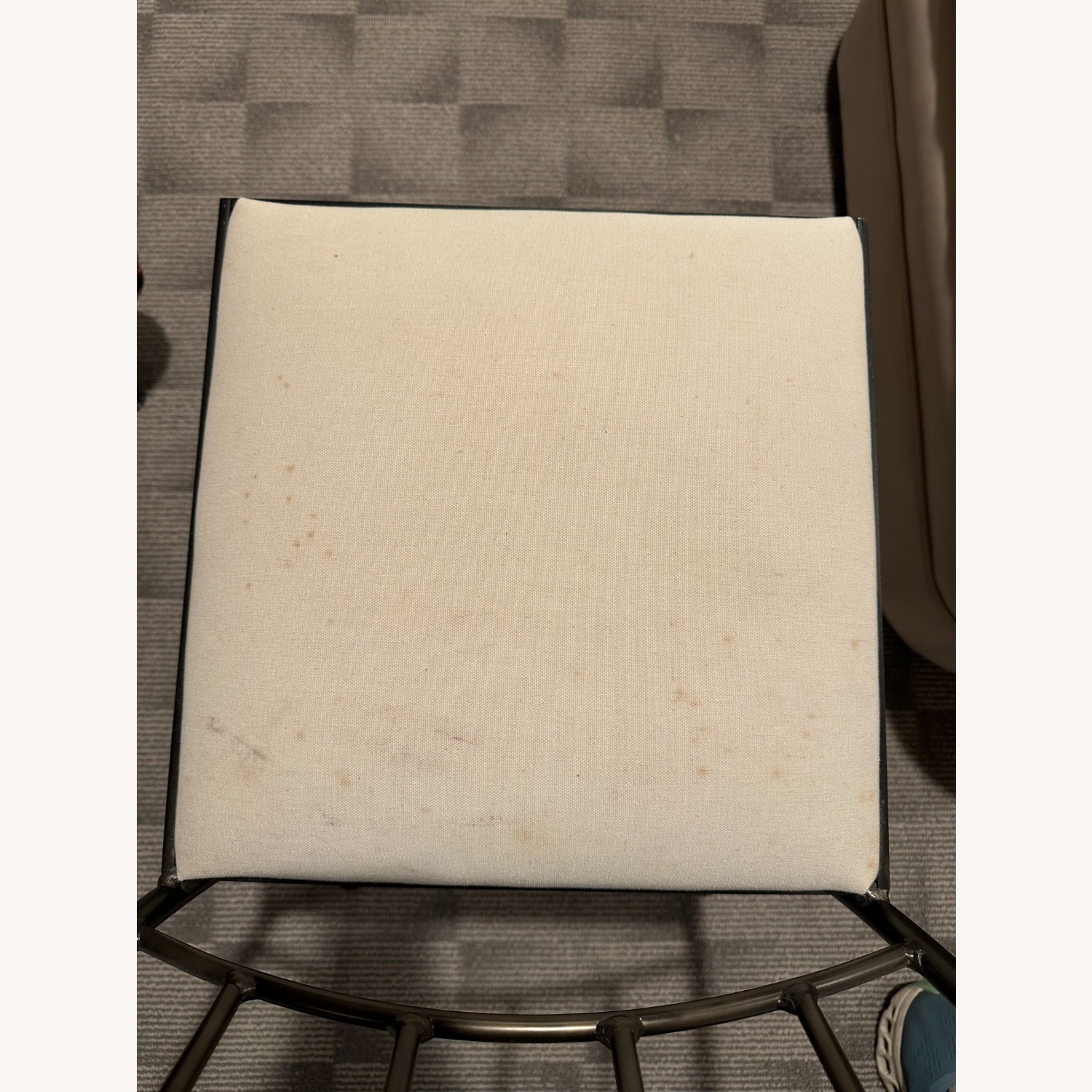 Wood and Iron Desk with Chair - image-6