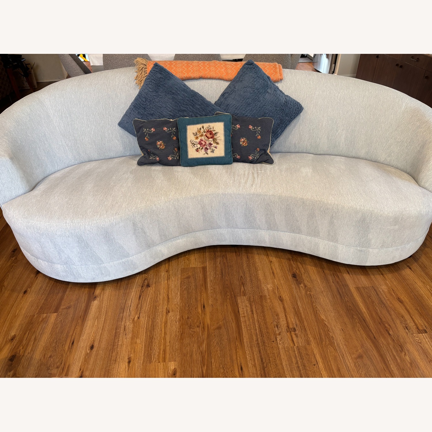 Crate & Barrel Infiniti Grande Natural Fabric 3+ Seater Sofa - image-2