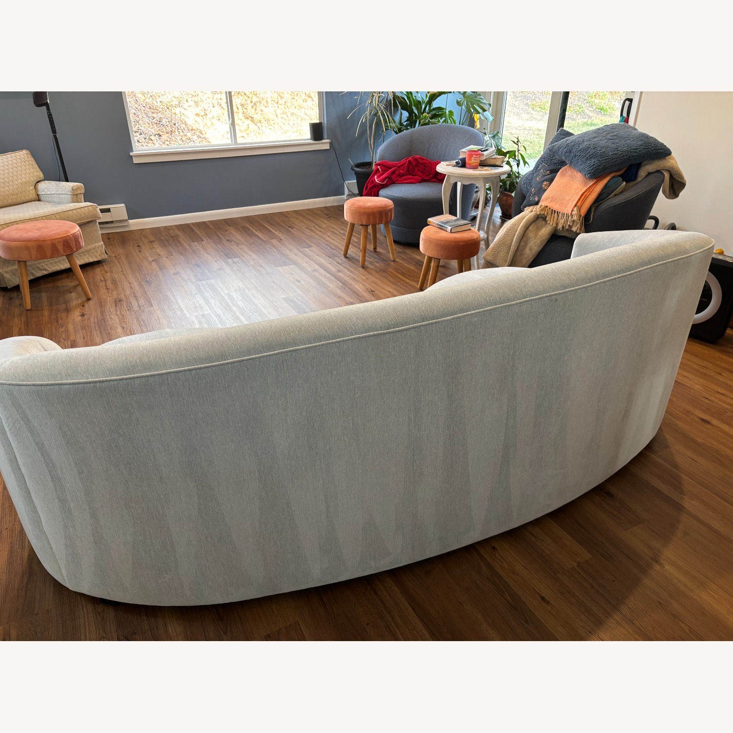 Crate & Barrel Infiniti Grande Natural Fabric 3+ Seater Sofa - image-3