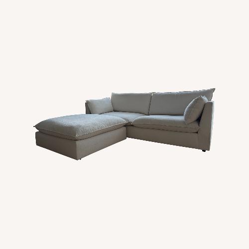 Used Arhaus Owen 96” Sofa + 42” Ottoman for sale on AptDeco