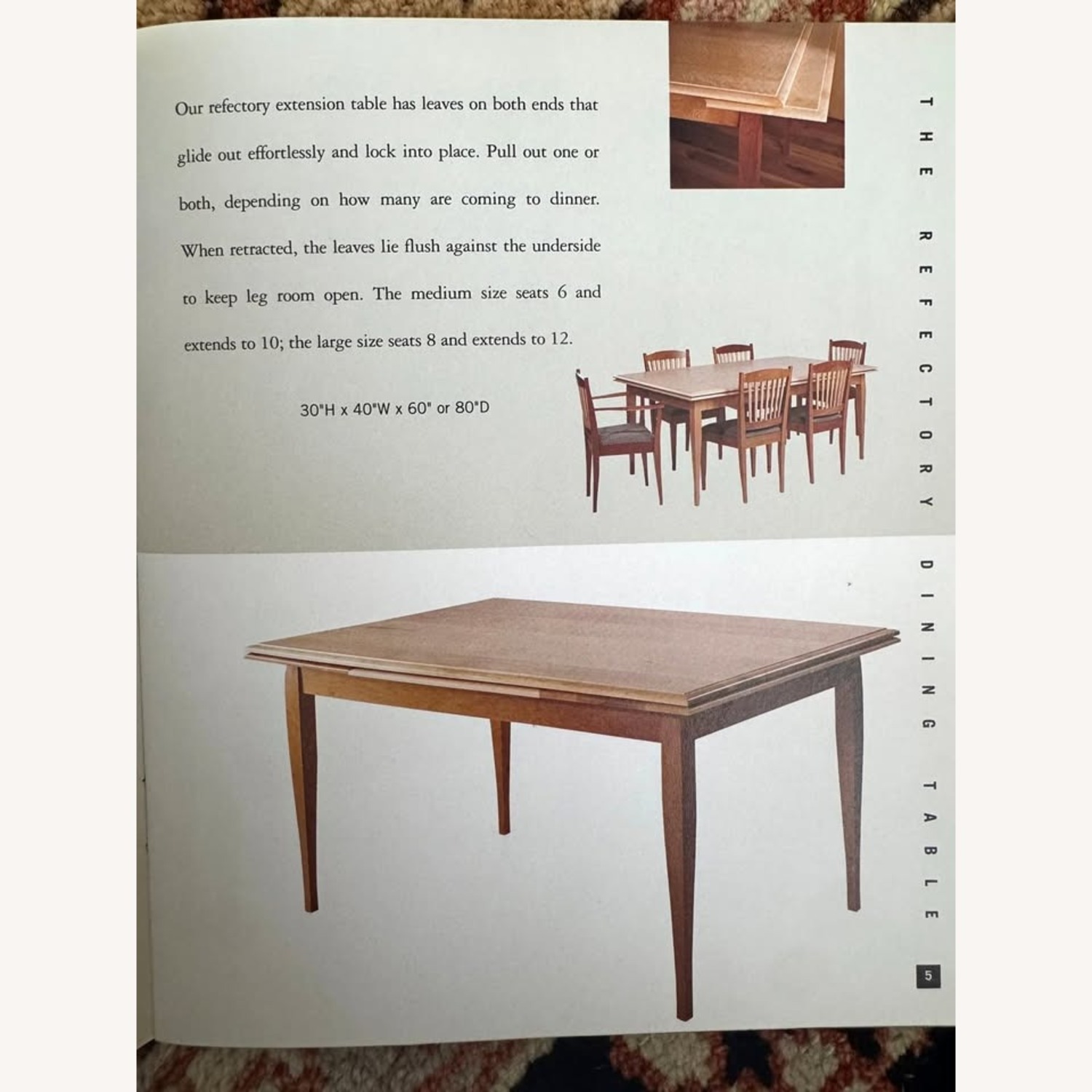 Kevin Kopil Designer Refectory Dining Set - image-7