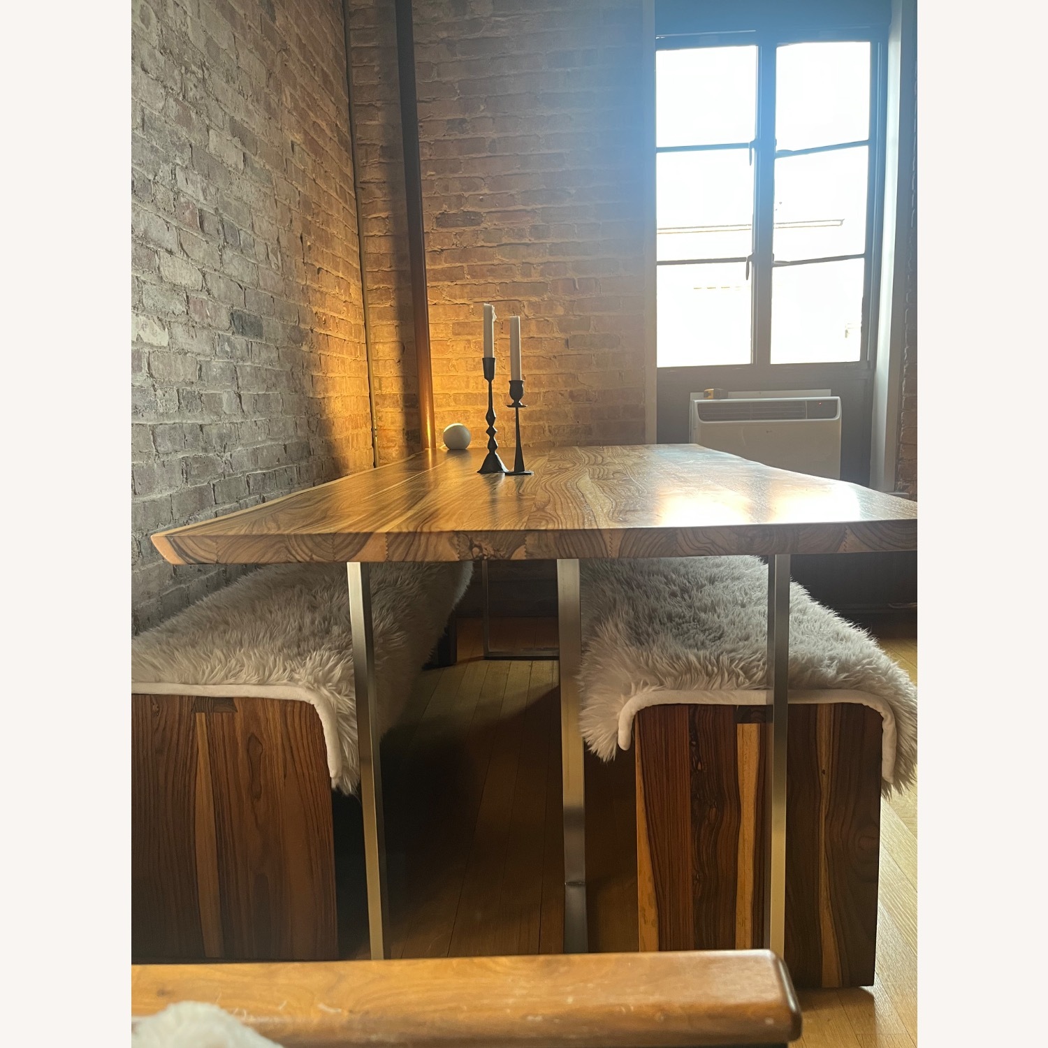 From The Source Dining Room Table and Benches - image-9