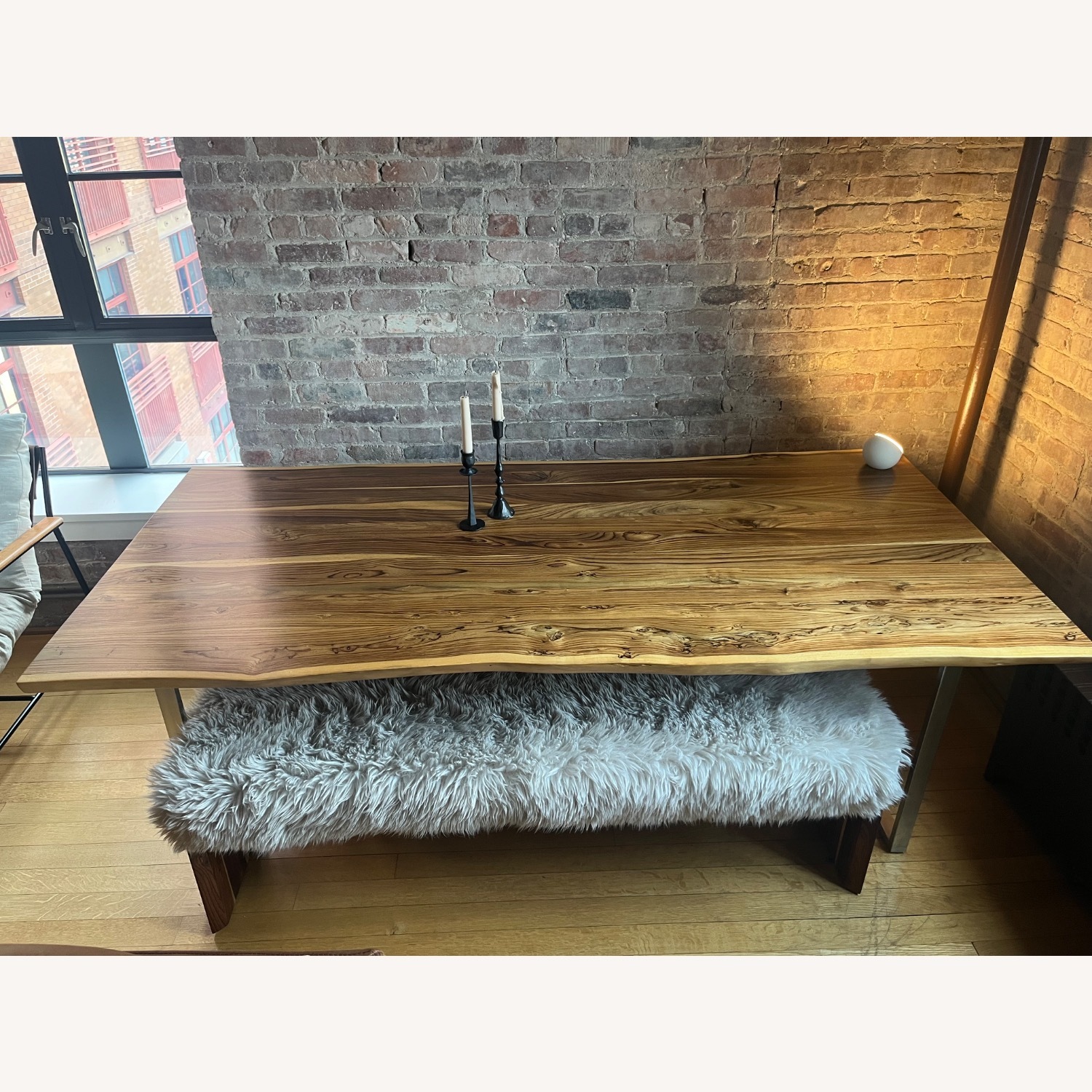 From The Source Dining Room Table and Benches - image-8