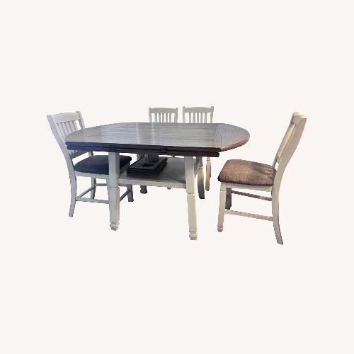 Used Ashley Furniture Dark Brown Dining Set for sale on AptDeco