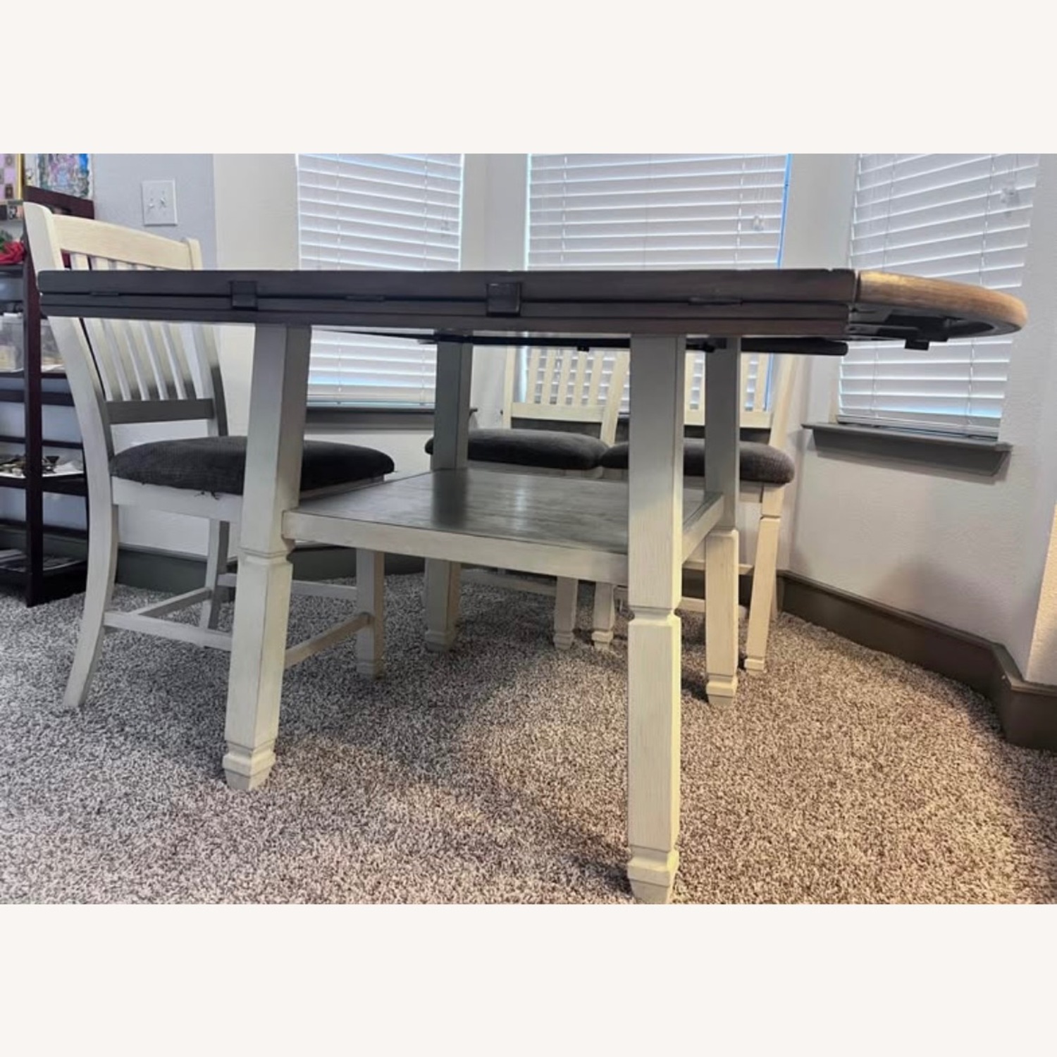 Ashley Furniture Dark Brown Dining Set - image-6