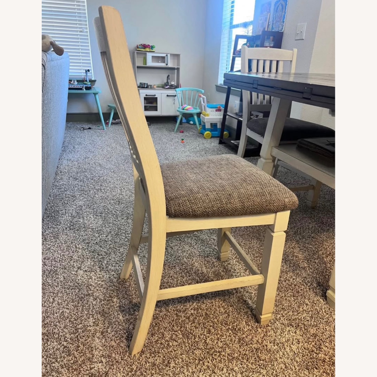 Ashley Furniture Dark Brown Dining Set - image-5