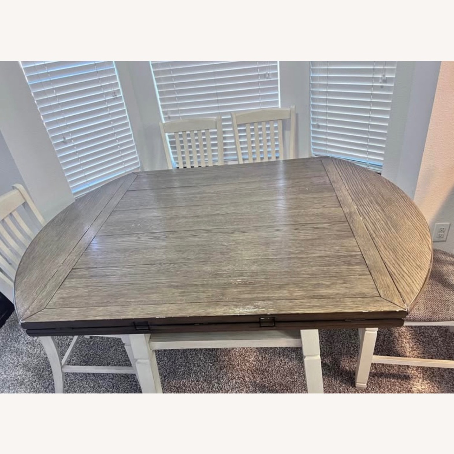 Ashley Furniture Dark Brown Dining Set - image-2