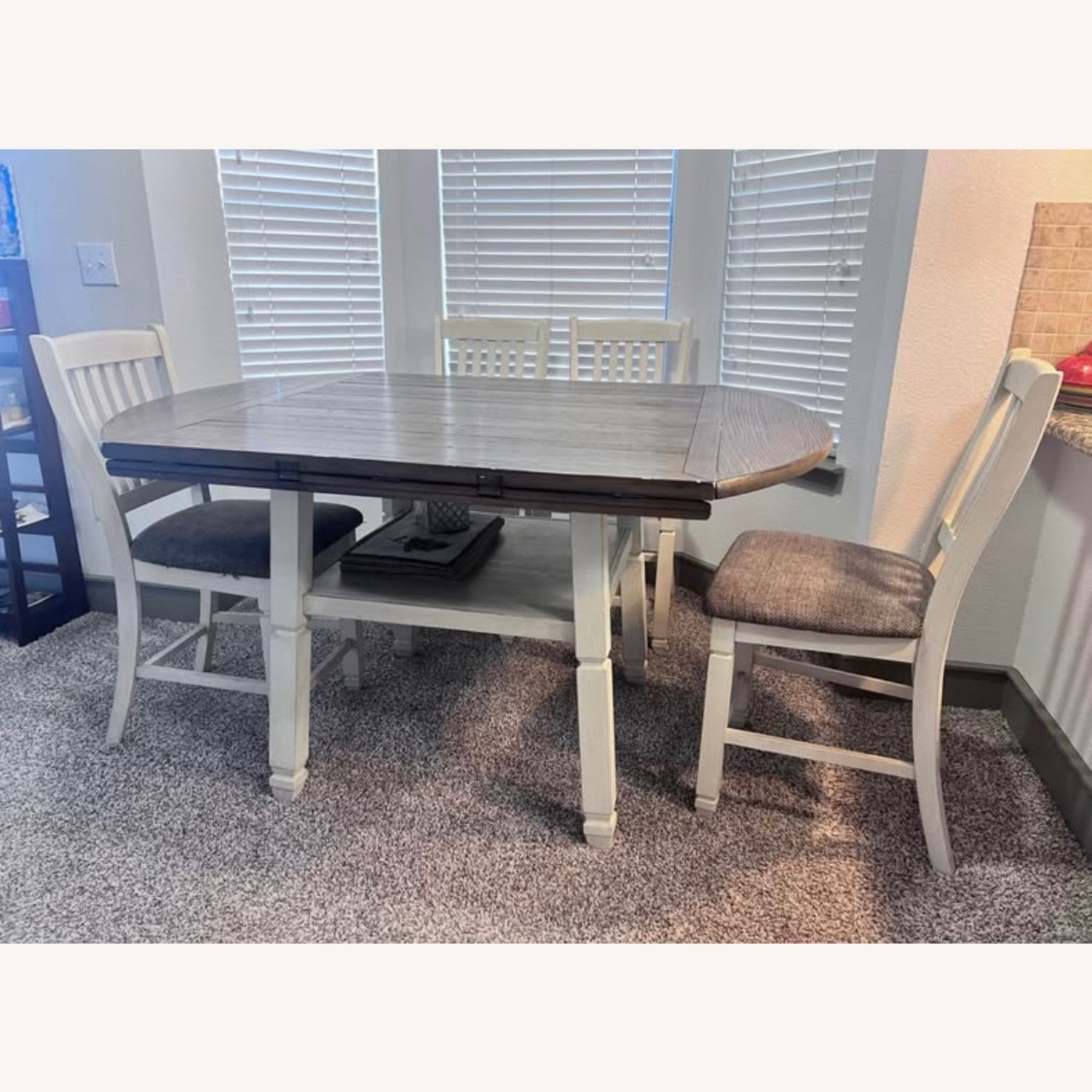 Ashley Furniture Dark Brown Dining Set - image-0