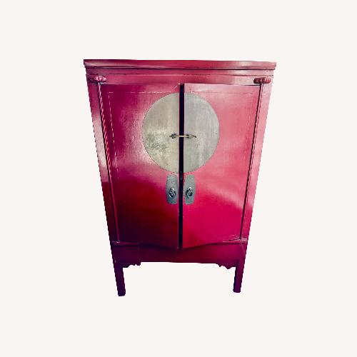 Used Vintage Chinese Lacquered Cabinet for sale on AptDeco