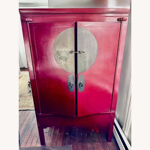 Used Vintage Chinese Lacquered Cabinet for sale on AptDeco