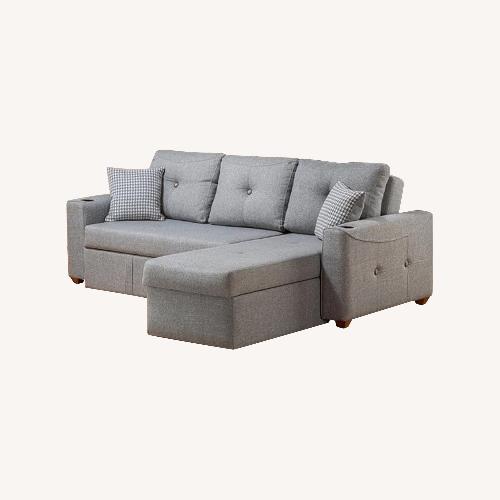 Used Wayfair 86'' Upholstered Reclining Sleeper Sofa for sale on AptDeco